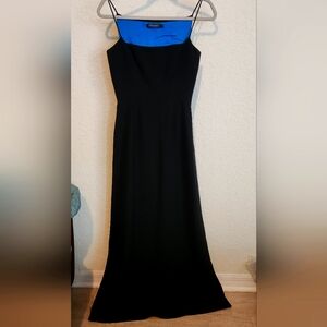 TAHARI small black maxi dress